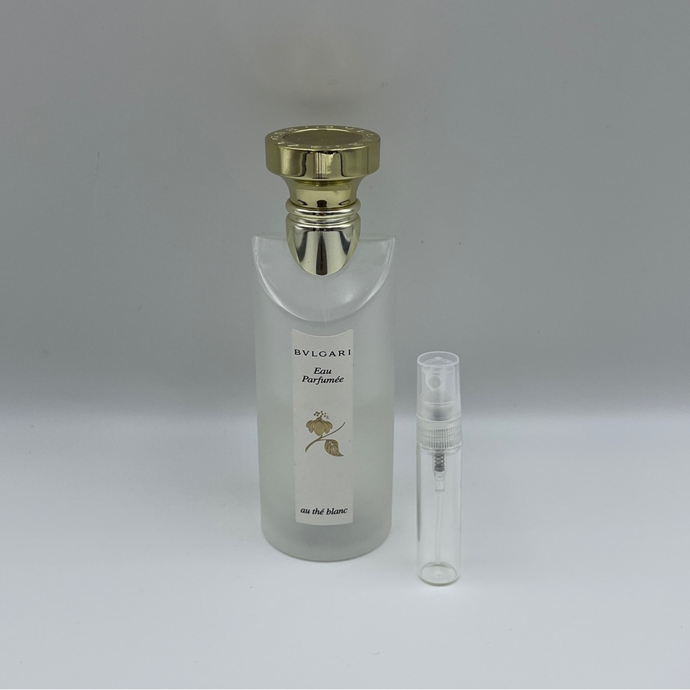 Eau Parfumee au The Blanc Bvlgari for women and men fragrance decant 5ml